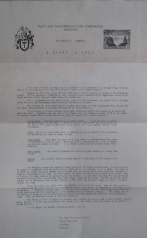 Rhodesia A Postal History Its Stamps, Posts & Telegraphs R C Smith