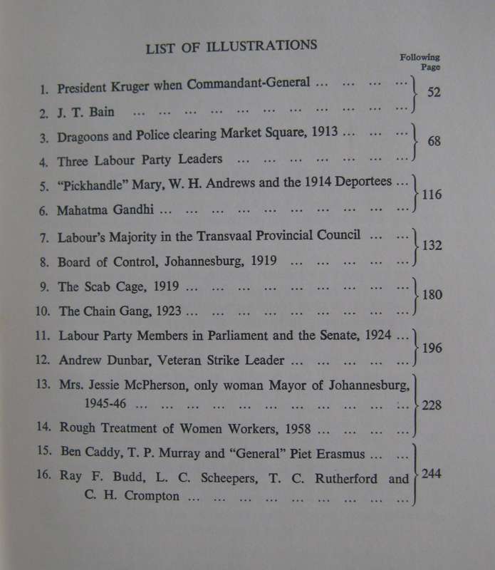 2000 Casualties A History of the Trade Unions and the Labour Movement in the Union of South Africa