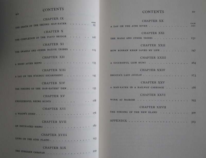 The Man-Eaters of Tsavo Lt. Colonel J H Patterson