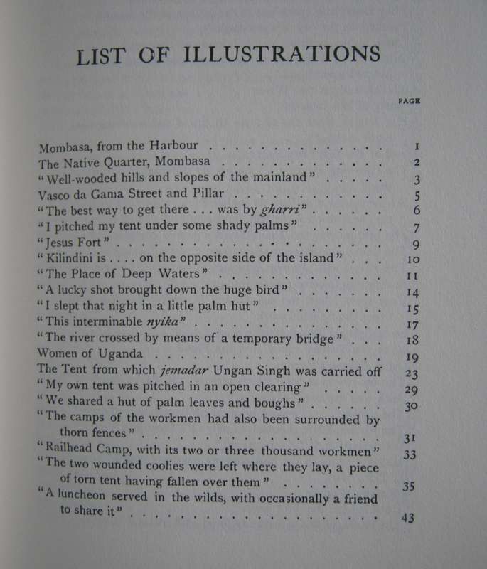 The Man-Eaters of Tsavo Lt. Colonel J H Patterson