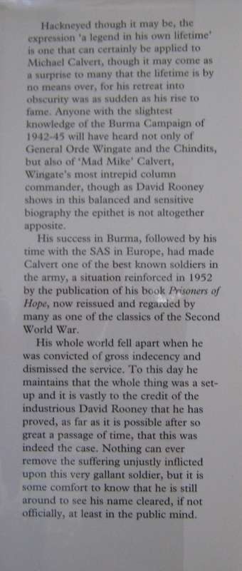 Mad Mike A Life of Brigadier Michael Calvert David Rooney