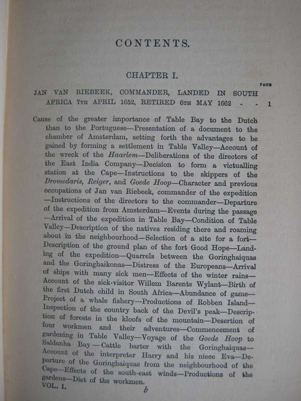 History of South Africa Under Administration of the Dutch East India Company 1652 to 1795 Vol 1 & 2
