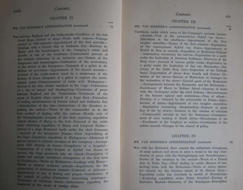 History of South Africa Under Administration of the Dutch East India Company 1652 to 1795 Vol 1 & 2