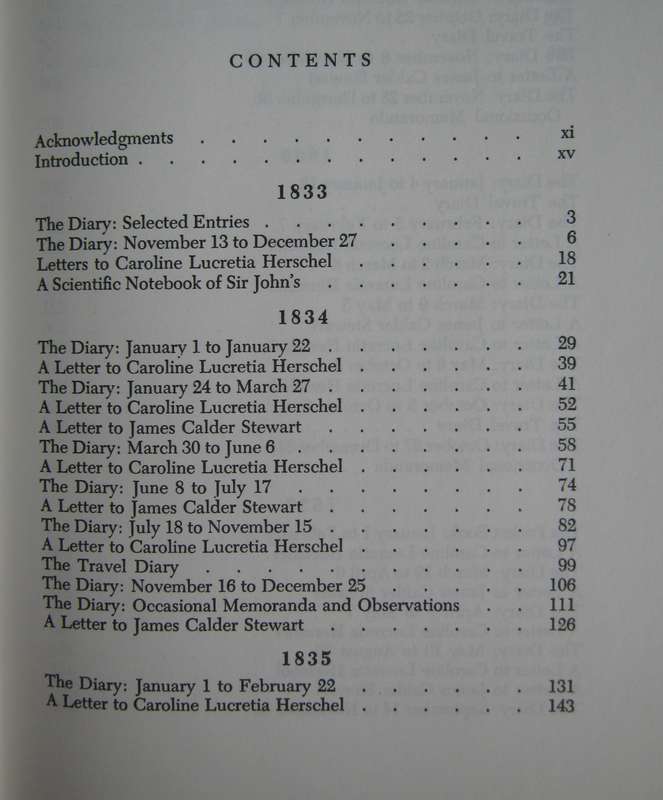 Herschel at the Cape Diaries & Correspondence of Sir John Herschel 1834  1838 David S Evans