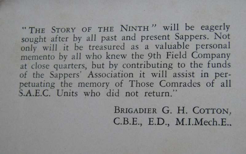 The Story of the Ninth A Record of the 9th Field Company South African Engineer Corps