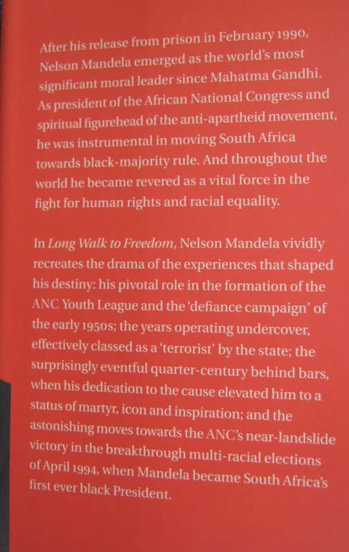 Long Walk to Freedom Nelson Mandela
