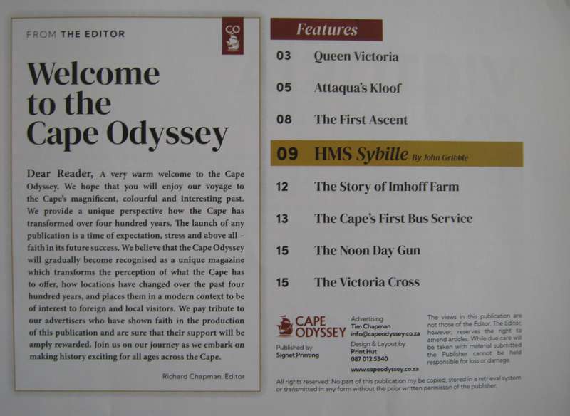 2 Copies of the Cape Odyssey Journals Editor  Richard Chapman