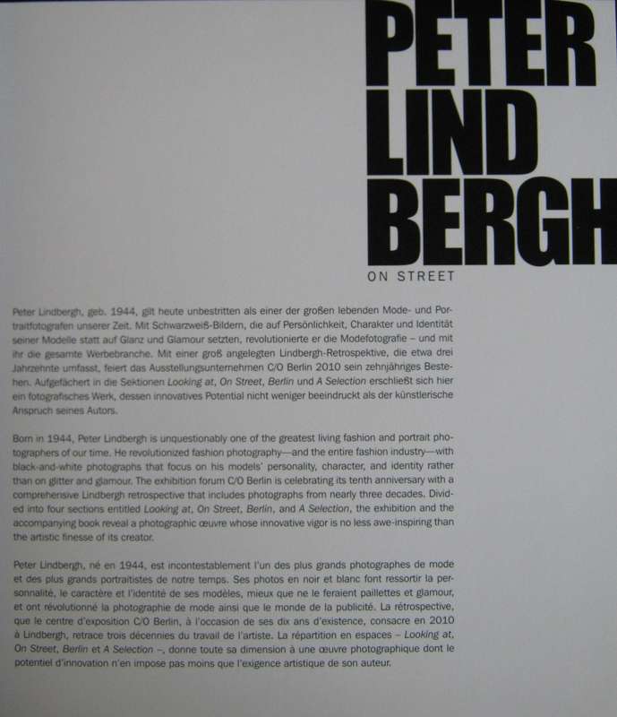 Peter Lindbergh On Street Felix Hoffmann