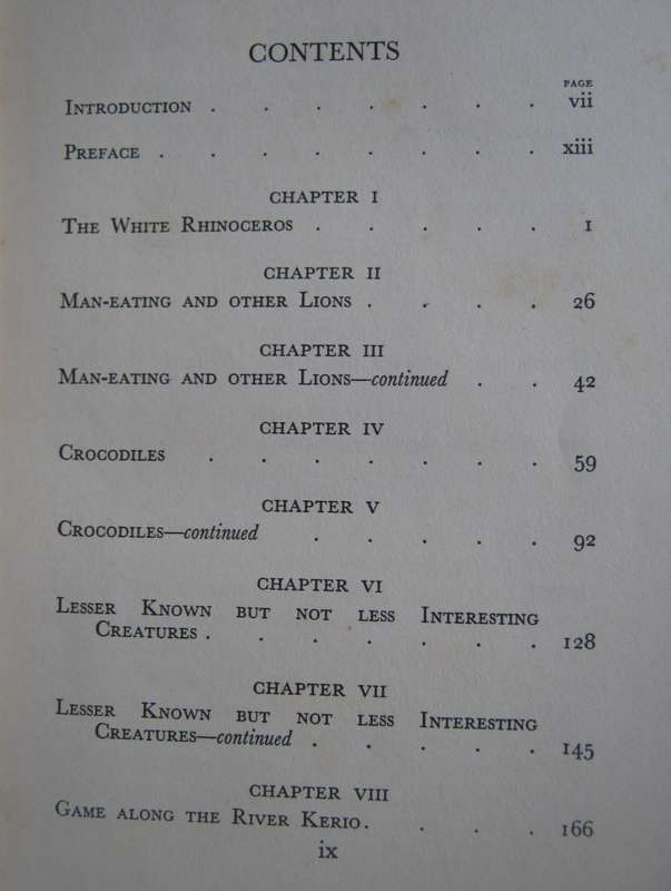 A Game Warden Amongst His Charges C R S Pitman