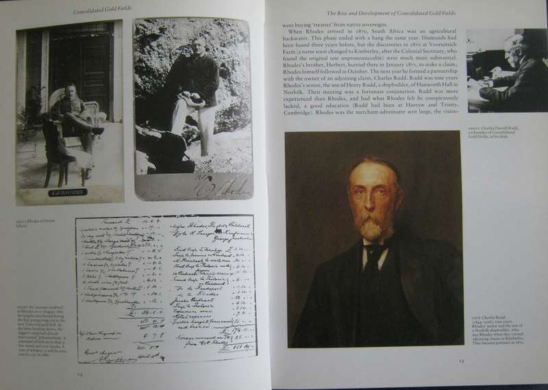 Consolidated Gold Fields a Centenary Portrait Paul Johnson  Publisher: George Weidenfeld &