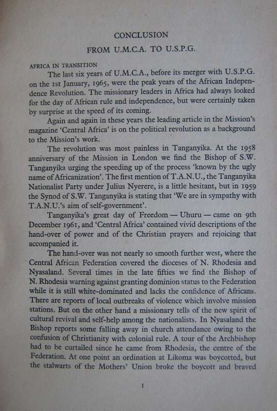 The History of the Universities Mission to Central Africa. 3 Volumes & Supplement