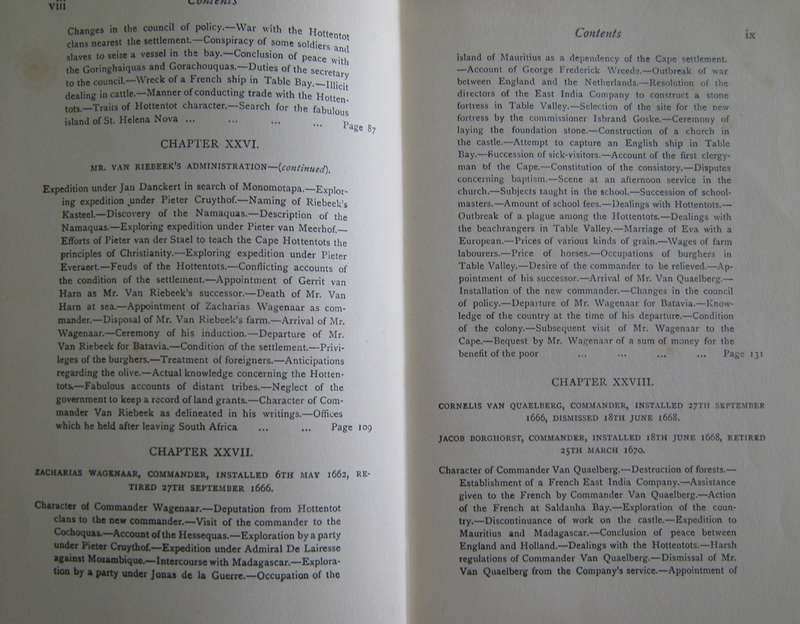 History of South Africa Before 1795 Foundation of the Cape by the Dutch. Volume 3