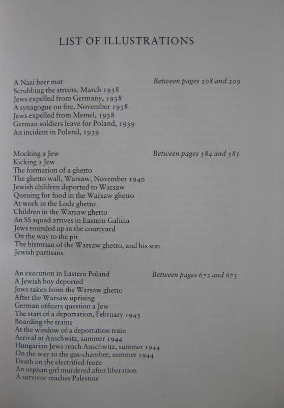 The Holocaust, The Jewish Tragedy Martin Gilbert
