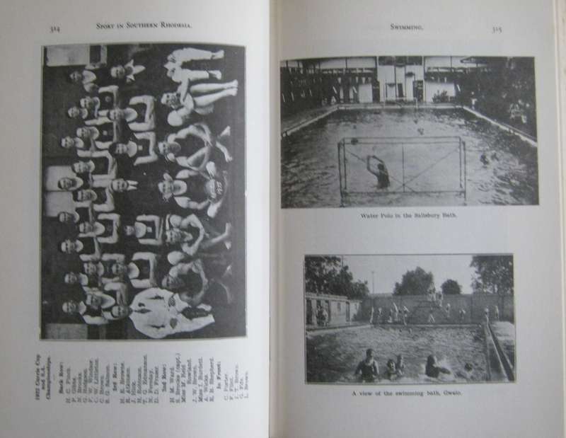 The Story of Rhodesian Sport Volume 1 1889-1935 J de L Thompson