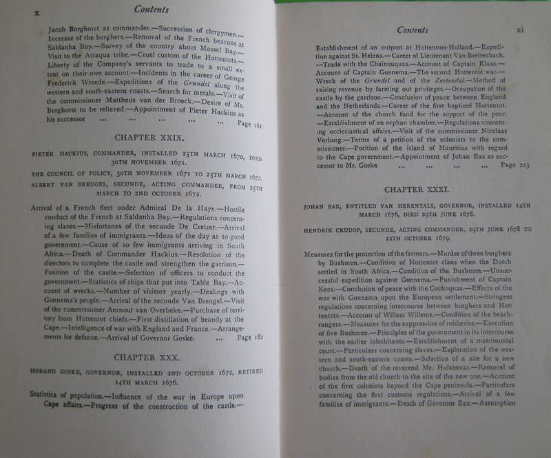 History of South Africa Before 1795 Foundation of the Cape by the Dutch. Volume 3