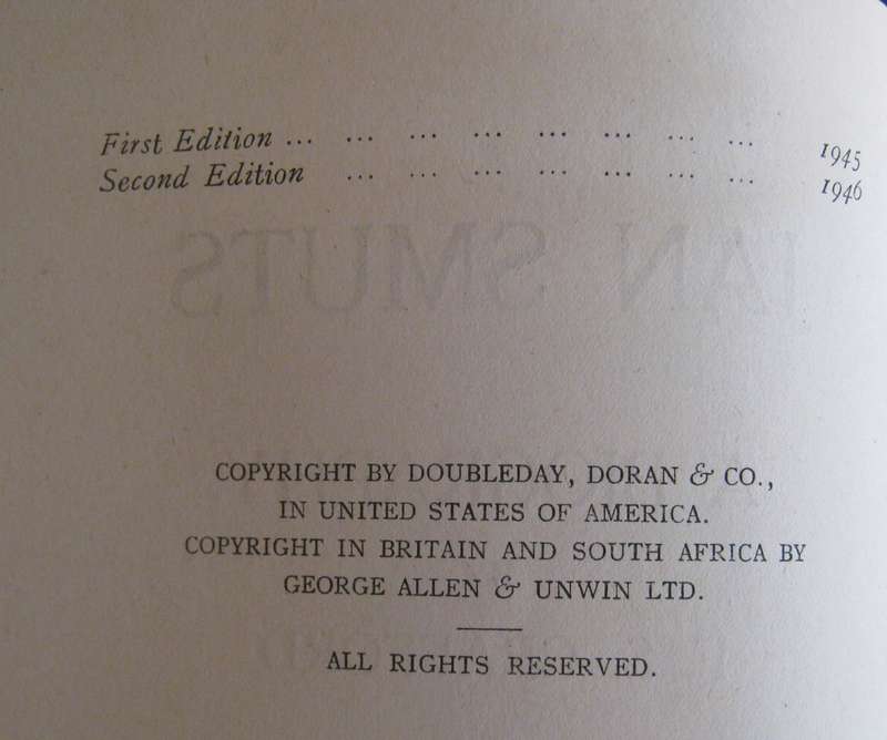 Jan Smuts A Biography F S Crafford