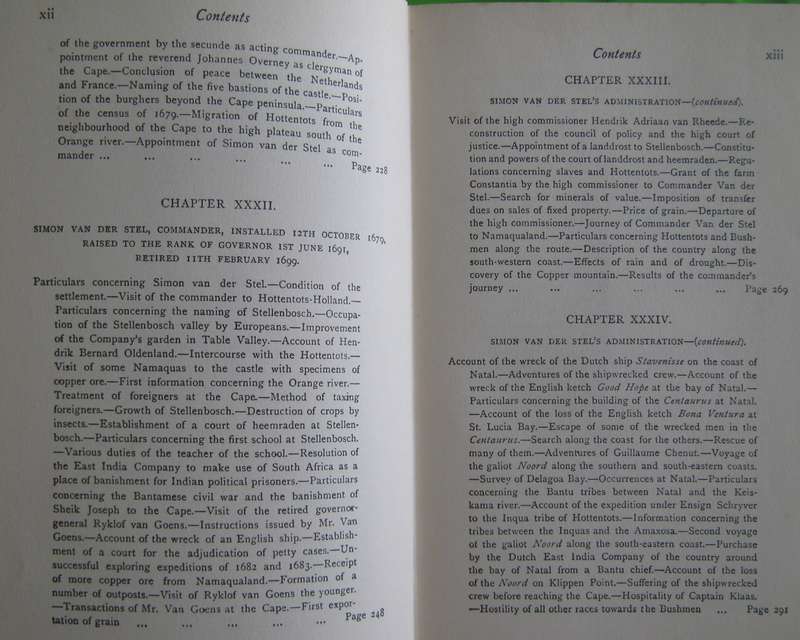 History of South Africa Before 1795 Foundation of the Cape by the Dutch. Volume 3