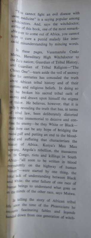 Indaba, My Children Vusamazulu C Mutwa