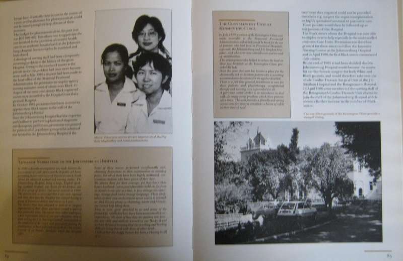 Johannesburg Hospital | Hospitaal 1890-1990 Miss/Mej Lorna Schreiber