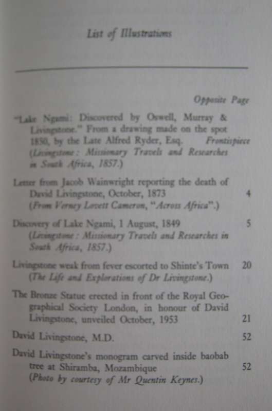 Livingstone 1873  1973 Edited by B W Lloyd