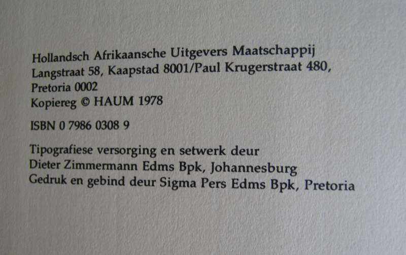 Afrikaners in Die Goudstad Deel 1 1886-1924 Redakteur Prof. Dr E L P Stals