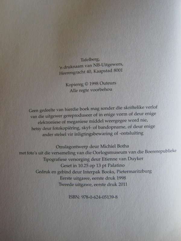 Boereoorlogstories 34 Verhale Oor Die Oorlog Van 1899-1902 Jeanette Ferreira