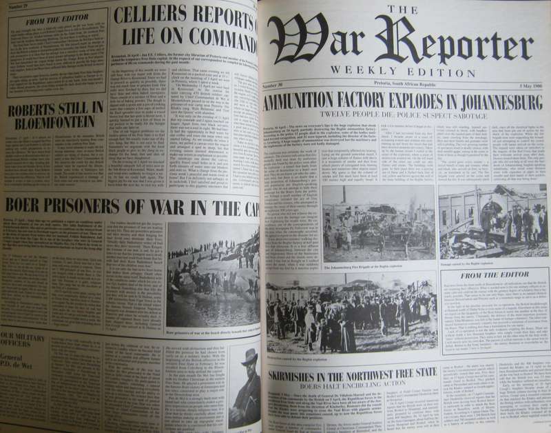 The War Reporter Anglo-Boer War through the eyes of the Burghers  J E H Grobler