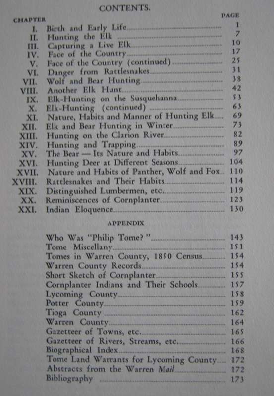 Pioneer Life or Thirty Years a Hunter Philip Tome