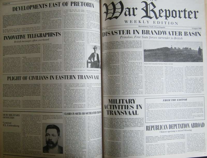 The War Reporter Anglo-Boer War through the eyes of the Burghers  J E H Grobler