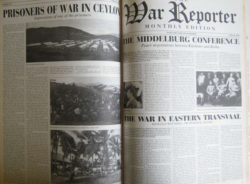 The War Reporter Anglo-Boer War through the eyes of the Burghers  J E H Grobler