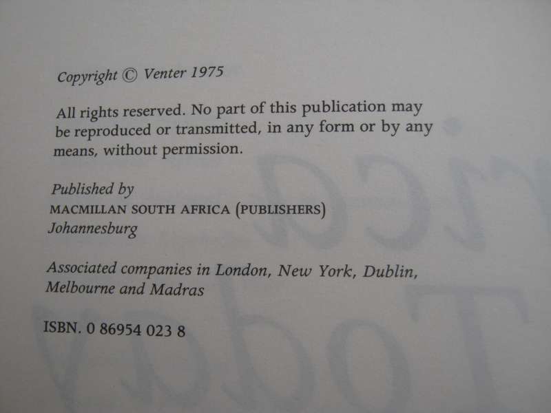 Africa Today   Al J. Venter