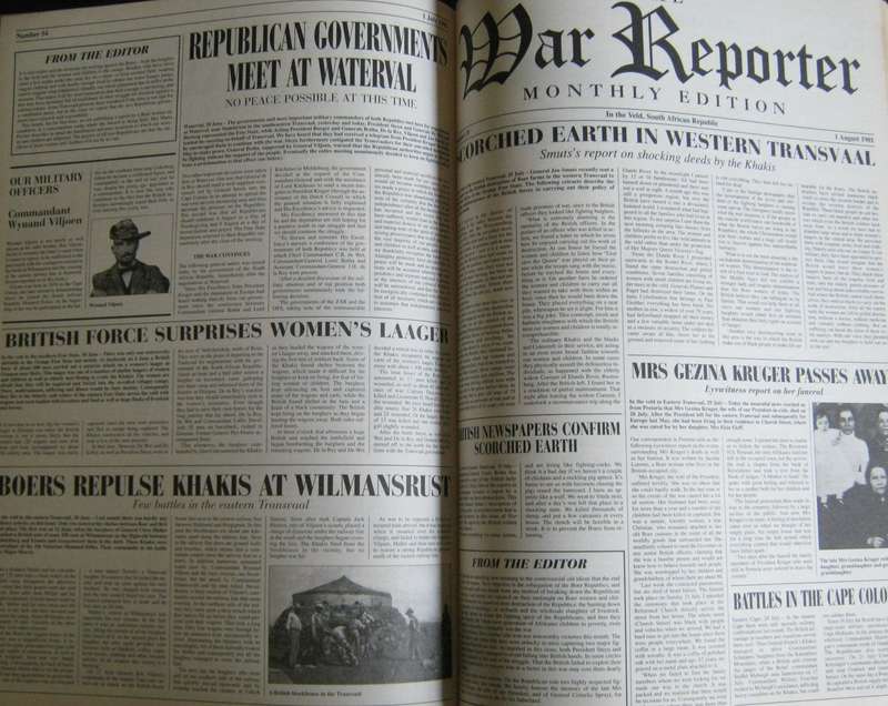 The War Reporter Anglo-Boer War through the eyes of the Burghers  J E H Grobler