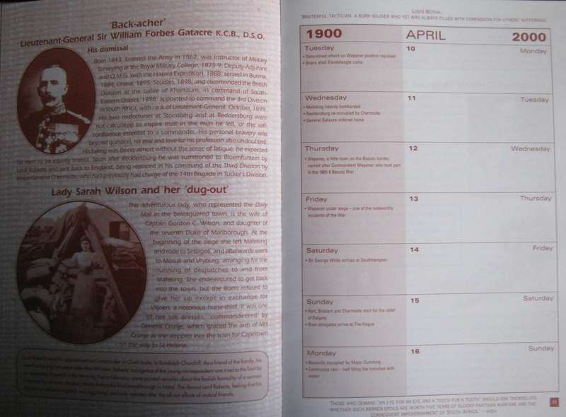Into the Millennium Anglo-Boer War Centenary Diary Today and 100 Years Ago