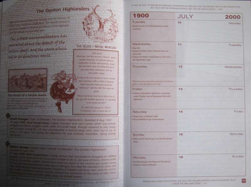 Into the Millennium Anglo-Boer War Centenary Diary Today and 100 Years Ago
