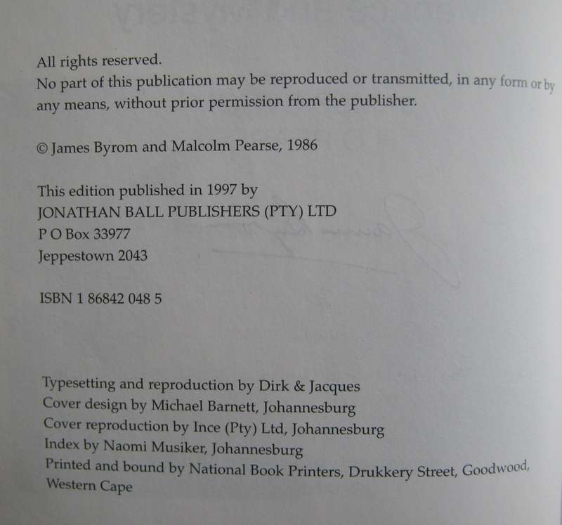 Dragons Wrath. The Drakensberg  Menace and Mystery James Byron | R O Pearce   Publ