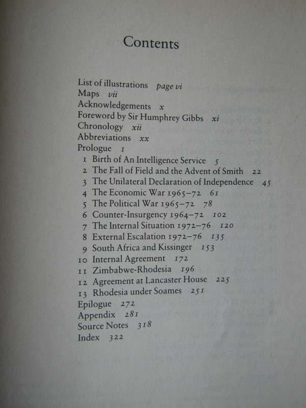 Serving Secretly Rhodesias CIO Chief On Record Ken Flower