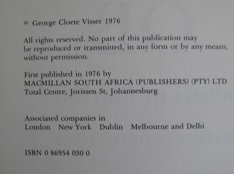 OB Traitors or Patriots? George Cloete Visser