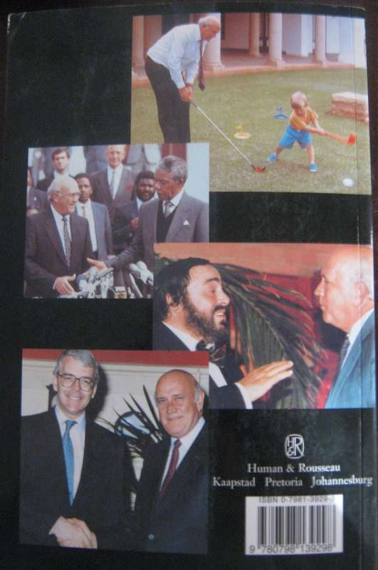 F W De Klerk Die Outobiografie Die Laaste Trek  N Nuwe Begin F W De Klerk