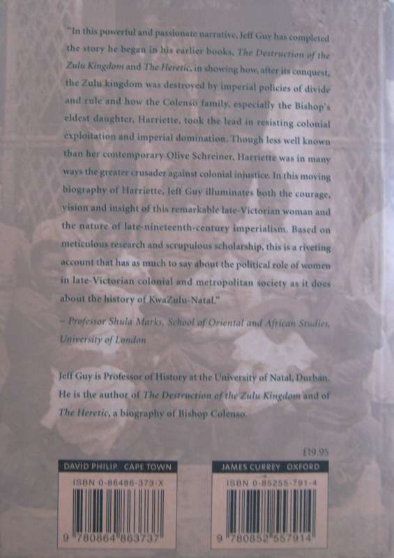 The View Across the River. Harriette Colenso and the Zulu Struggle against Imperialism Jeff Guy