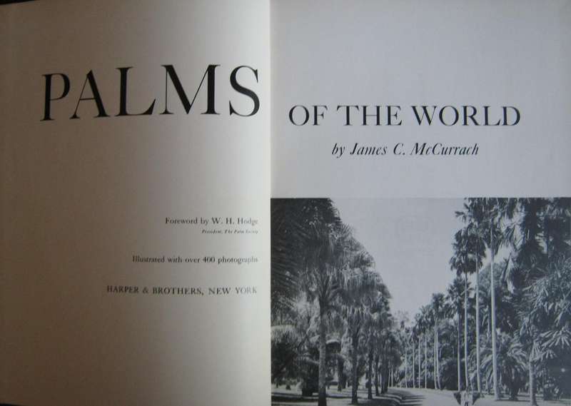 Palms of the World & Supplement to Palms of the World