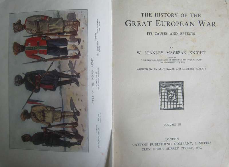 The History of the Great European War Its Causes and Effects 4 Volumes