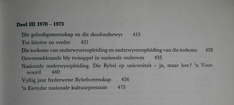 Versamelde Geskrifte Prof Dr C H Rauntenbach  P