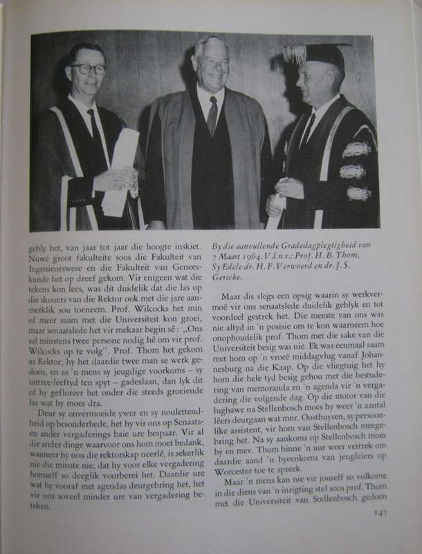 Professor H B Thom D J Kotze | Bun Booyens | G P J Trumpelmann