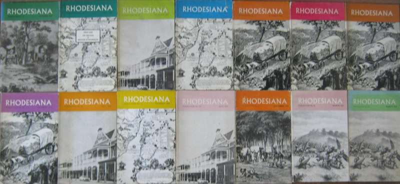 Set of 14 Rhodesiana Journals 1956 - 1979