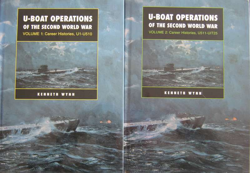 U-Boat Operations of the Second World War 2 Volume Set Kenneth Wynn    Publisher: Chatham P