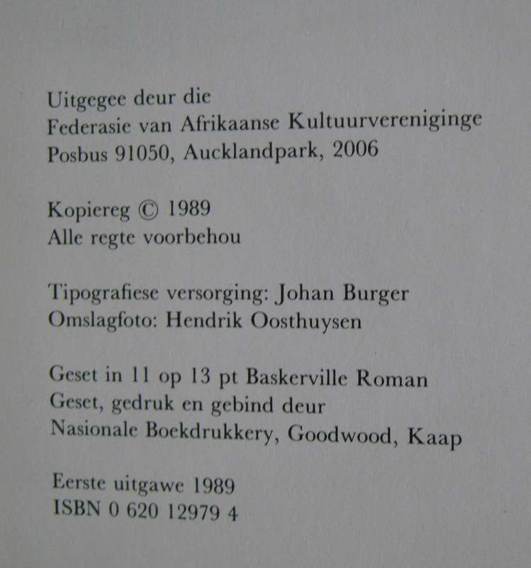 Afikanerbakens