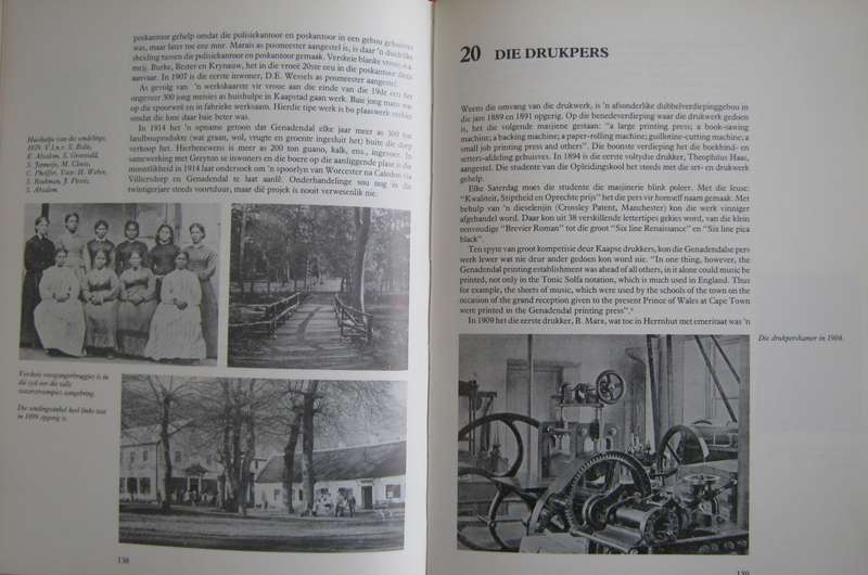 Die Geskiedenis Van Genadendal 1738-1988 Isaac Balie  Signed by the author