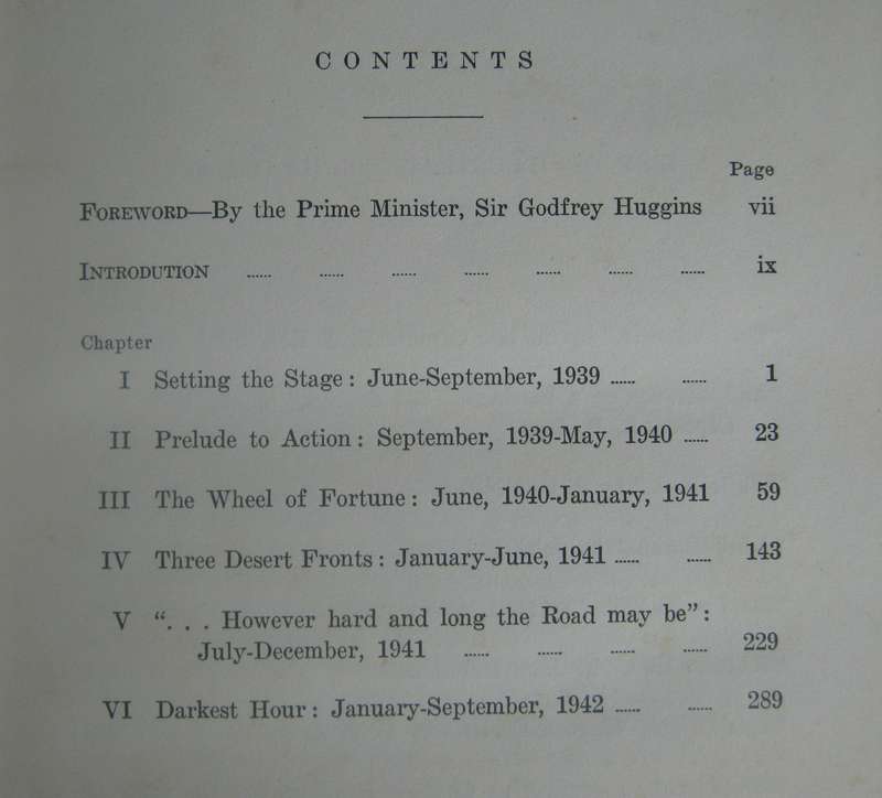 2 Volumes - The War History Of Southern Rhodesia 1939-1945  First Editions