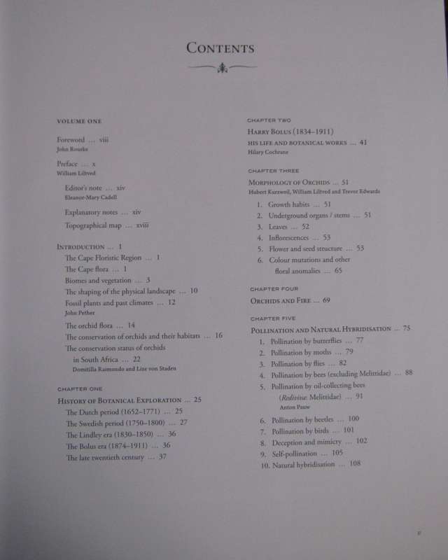 The Cape Orchids Regional, Monograph of the Orchids of the Cape Floristic Region. 2 Volumes. Signed