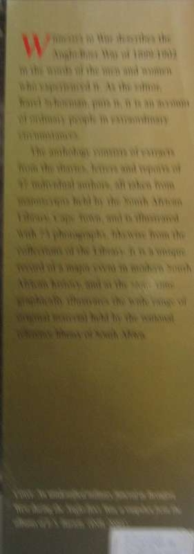 Witnesses to War Personal Documents of the Anglo-Boer War (1899-1902)